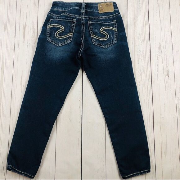 Silver Suki Mid Capri Jeans Size 25/L24 - Picture 8 of 9